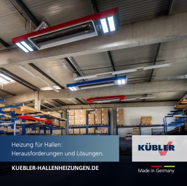 Heizung für Hallen: Herausforderungen und Lösungen