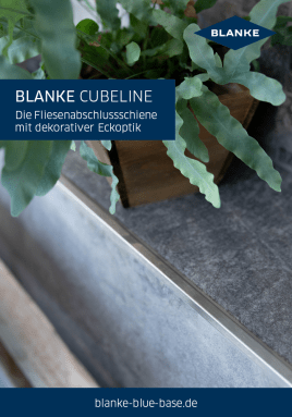 Die eckige Fliesenabschlussschiene BLANKE CUBELINE