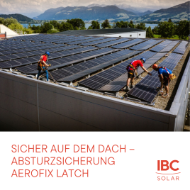 Sicher auf dem Dach – Absturzsicherung AeroFix Latch