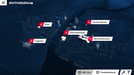 Hier erwachen unsere Produkte zum Leben: Die dormakaba 360° City App