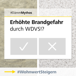 #DämmMythos: Erhöhte Brandgefahr durch WDVS ❗❓