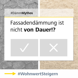 #DämmMythos: Fassadendämmung ist nicht von Dauer ❗❓