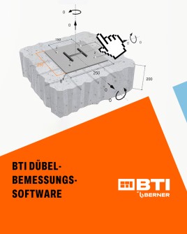 BTI by BERNER I Dübelbemessungssoftware