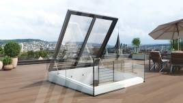 LAMILUX Flachdach Ausstieg Komfort Quadrat