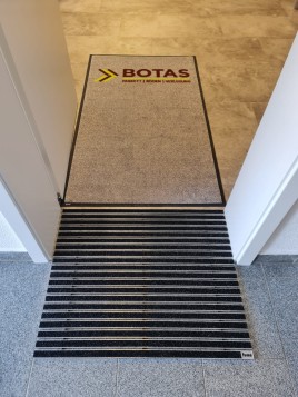 Fußmatte - 2 Zonen - inkl. Werbung