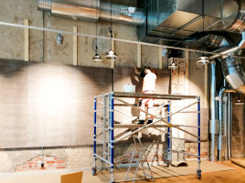 Making of: Montage Torf-Akustikplatten