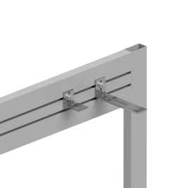 Aluminium-Montagerahmen für Falttore
