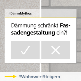 #DämmMythos: Dämmung schränkt Fassadengestaltung ein ❗❓