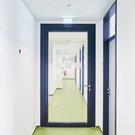 MEHRZWECK ALUMINIUMTÜR ALU RR "SCHÜCO ADS 76 NI."