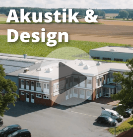 Innovative Design-Oberflächen und kreative Akustiklösungen