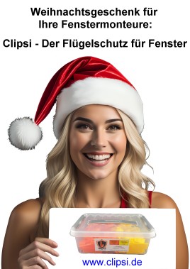 Tolles Weihnachtsgeschenk für Fenstermonteure