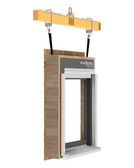 Holzbau-System FLEXIwoodframe