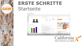 Startseite von CaliforniaX AVA-Software