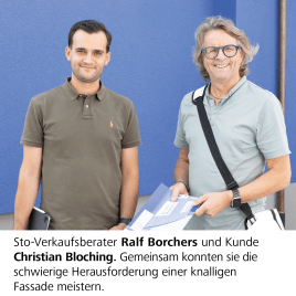 💙 Knallblaue Fassade mit StoColor Dryonic® S