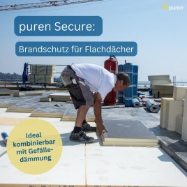 Brandschutz für Flachdächer 🔥 puren Secure
