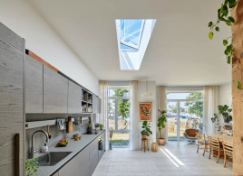 Flachdach-Fenster mit maximalem Tageslichteinfall