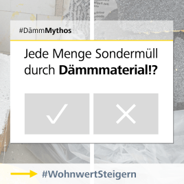 #DämmMythos: Jede Menge Sondermüll durch Dämmmaterial ❗❓