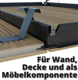 Acoustic-Lightboard® - für Wand, Decke und als Möbelkomponente