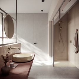 Klares Design für moderne Bäder