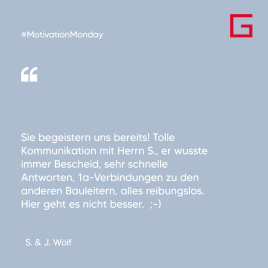 Begeisterte Keller-Bauherren