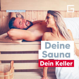 Sauna im Keller