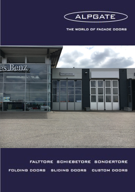 Referenz: Falttor für weiteres Mercedes-Benz Autohaus.
