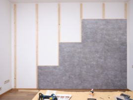Einfache Installation und Demontage mit der dekorativen OSB Platte