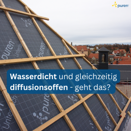Wasserdicht und gleichzeitig diffusionsoffen?