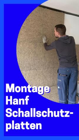 Montage Hanf-Schallschutzplatten in Wien