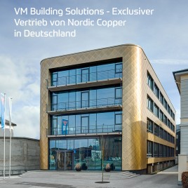Portfolioerweiterung: VM Building Solutions bietet jetzt Zink und Kupfer aus einer Hand