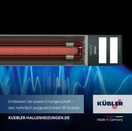 Entdecken Sie unsere neueste Errungenschaft – den mehrfach ausgezeichneten Infrarotstrahler