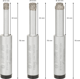 DIAMANTBOHRER EASY DRY