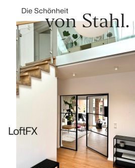 Lofttüren mit Seitenteil: Eleganz und Funktionalität stilvoll vereint.
