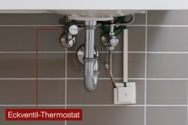 Eckventil-Thermostat - Verbrühungsschutz für sensible Einsatzbereiche