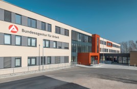 Innovatives Modulgebäude der Bundesagentur in Chemnitz