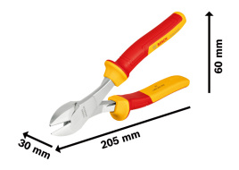VDE-SEITENSCHNEIDER MIT HOHER HEBELKRAFT 200 MM PROFESSIONAL