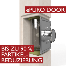 Neu: Partikelabscheider ePURO DOOR