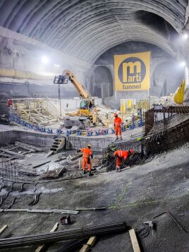 Zukunft Bahnhof Bern mit Stremaform® Fugenabstellung