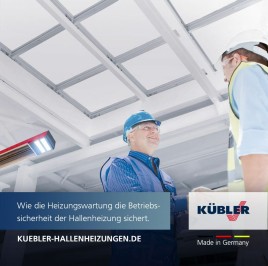Wie die Heizungswartung die Betriebssicherheit und Zuverlässigkeit der Hallenheizung sichert.