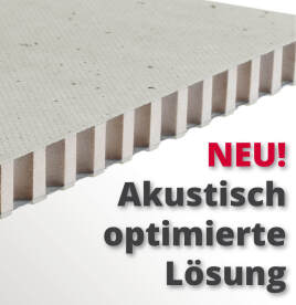 AcousticCompactBoard mit der Oberfläche LightBeton®