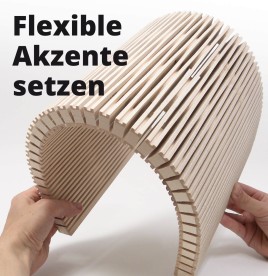 Dukta®- flexible wood – Jetzt neu bei Richter!