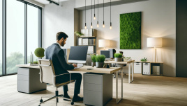 🌿 Bringen Sie die Natur ins Büro mit Moosbildern! 🌿