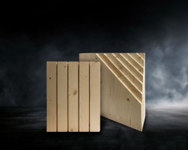 Holz pur: Woodbloc - die leimfreien Massivholzwände & -Decken