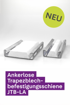 PohlCons neue Trapezblechbefestigungsschiene