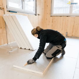 🧦 Garantiert warme Füße: puren FAL-Fußbodendämmung
