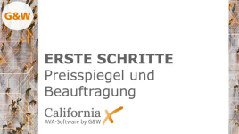 Preisspiegel und Beauftragung