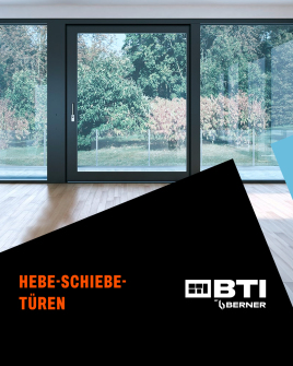 BTI by BERNER I Montagesystem für Hebe-Schiebetüren