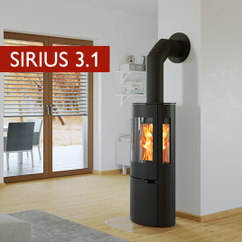 Der freistehende Kaminofen SIRIUS 3.1