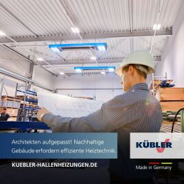 Architekten aufgepasst! Bei der Planung von nachhaltigen Nichtwohngebäuden ist die richtige Heiztechnik entscheidend.