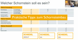 Aufzeichnung des Webinars "Praktische Tipps zum Schornsteinbau" ist live
